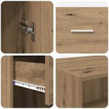  Highboard Umjetnički hrast 50 x 42,5 x 225 cm Konstruirano drvo | shoptok.hr