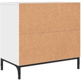 vidaXL Noćni ormarić s ladicama Visoko sjajno bijela 63.5 x 36 x 61 cm | shoptok.hr