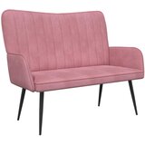SOFA za dvije osobe Ružičasta 115 x 61 x 87 cm Baršun | shoptok.hr