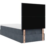  Okvir kreveta s madracima tamnosivi 80x200cm baršunasti | shoptok.hr