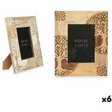  Okvir za sliku Bijela Smeđa Drvo Manga Drvo života 22 3 x 28 x 1 5 cm (6 kom.) | shoptok.hr