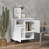  Komoda bijela 60 x 35 x 70 cm od konstruiranog drva | shoptok.hr