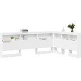  Skladišno uzglavlje s policom Bijelo 207,5 x 137,5 x 76,5 cm | shoptok.hr