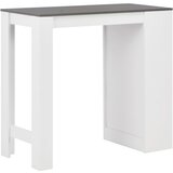  Barski stol s policom bijeli 110 x 50 x 103 cm | shoptok.hr