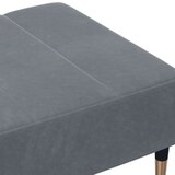 vidaXL Stolček za noge temno siv 77x55x31 cm žamet | Shoptok.si