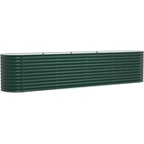  Povišena gredica Zelena 400 x 80 x 81 cm Čelik | shoptok.hr