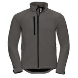 RUSSELL Dark Grey Men's Soft Shell Jacket Cene