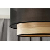  Duolla - Plafonski luster WOOD BOHO 1xE27/15W/230V, prečnik 45 cm, crna/bež | Eponuda.com