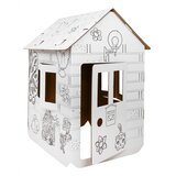 House XXL with a car 3D coloring book for children | Shoptok.si
