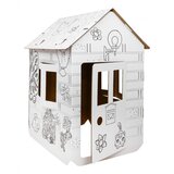 House XXL with a car 3D coloring book for children | shoptok.hr