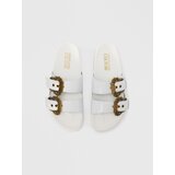 Versace Jeans Couture Natikače s potpeticom 'FONDO ARIZONA' zlatna / bijela | shoptok.hr