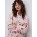 Reserved Košulja od viskoze s uzorkom - pastelnoružičasto | shoptok.hr