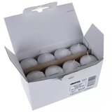 ISO TRADE bijele cilindrične svijeće 10 x 5 cm, set od 8 komada | shoptok.hr
