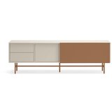 Teulat Opečnato oranžna/bež TV omarica 180x56 cm Nube – Cene
