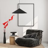  Visilica na sajli CAPITAL 1xGX53/15W/230V, prečnik 60 cm, crni | Eponuda.com