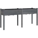  Sadilica s oblogom siva 161x45x76 cm od masivne jelovine | Eponuda.com