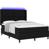 vidaXL Box spring krevet s madracem Crna 140 x 190 cm tkanina | shoptok.hr