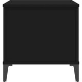  Stolić za kavu crni 60 x 44 5 x 45 cm od konstruiranog drva | shoptok.hr