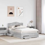  Konstrukcija postelje Siva Sonoma 120 x 200 cm Konstruiran les, (5000102428) | Shoptok.si