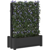 Velika saksija s rešetkom Antracit 99,5 x 43 x 133,5 PP | Shoptok.si
