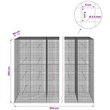  Gabion s žicom debljine 3 5 mm i mrežom 5x5 cm 950x50x200 cm - 50 cm 200 cm 950 cm | shoptok.hr