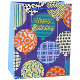  Paper Gift Bag Birthday Patterns 23 x 18 x 10.5 cm | Shoptok.si