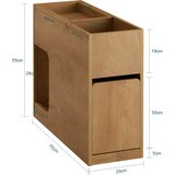 SoBuy Kavna mizica s predalom 25x70x55cm FBT158-N, (22108641) | Shoptok.si