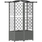  Povišeni krevet s mrežom i krovom Svjetlosiva 122 x 40 x 138 cm | shoptok.hr