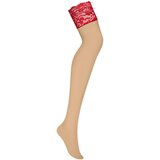 Obsessive - čipkasti podvez (rdeč) - L/XL | Shoptok.si