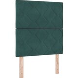  Postelja z vzmetnico z vzmetnico Temno zelena 80 x 200 cm Žamet, (5000127208) | Shoptok.si