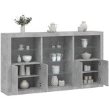 The Living Store Komoda z LED lučkami betonsko siva 181,5x37x100 cm - Komoda, (21835560) | Shoptok.si