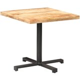 Bistro stolić četvrtasti 80 x 80 x 75 cm od grubog drva manga | shoptok.hr