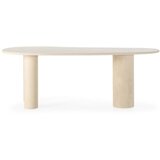 MOME Jedilna miza v kamnitem dekorju 100x201 cm Daila – | Shoptok.si