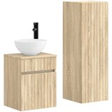  Set namještaja za kupaonicu 2 kom. Hrast sonoma Smeđa 33 x 34.5 x 100 cm | shoptok.hr