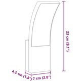  Vanjska LED zidna svjetiljka bijela od lijevanog aluminija | shoptok.hr