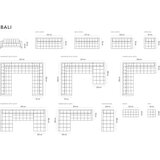 Cosmopolitan Design Tamno siva ležaljka (s desnim kutom) Bali – | shoptok.hr