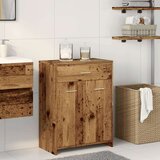  Kupaonski ormarić boja staro drvo 60x33x80 cm konstruirano drvo | shoptok.hr