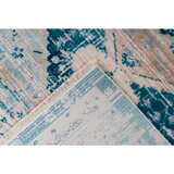 Novel TKANA PREPROGA Baroque 120/170 cm taftano modra, krem barve | Shoptok.si