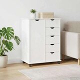 Gležnji kabinet Bela 63,5 x 39 x 79 cm Masivno borovo les, (5000232563) | Shoptok.si