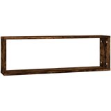  Kockaste zidne police 4 kom boja hrasta 80x15x26,5 cm drvene | shoptok.hr