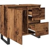 vidaXL Kopalniška omara za umivalnik Stari les 65x33x60 cm | Shoptok.si