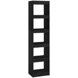 Maison Chic Knjižna omara - Knjižni regal za razdelitev prostora črna 40x30x167,5 cm, (21726067) | Shoptok.si