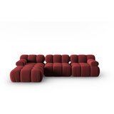 Micadoni Home rdeča žametna sedežna garnitura 285 cm bellis – | Shoptok.si