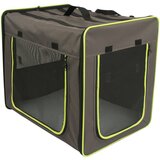 zooplus Transportna uta First Class Basic - Velikost L: Š 53,5 x G 79 x V 66, sivo-rjava/neon-zelena Cene