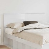 vidaXL Vzglavje z vzglavjem Svetlo Belo 160 cm Konstruiran les | Shoptok.si