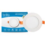 BRILLA LED SLIM UGRADBENI PANEL OKRUGLI 6W | shoptok.hr