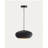 Kave Home Crna viseća svjetiljka s metalnim sjenilom ø 30 cm Inda – | shoptok.hr