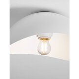 Nova Luce Mat bela kovinska stropna svetilka Opsi – | Shoptok.si