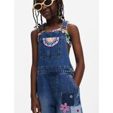 Desigual Hlače s tregerima plavi traper / miks boja | shoptok.hr