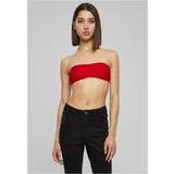 Urban Classics Women's Bandeau Lace Red